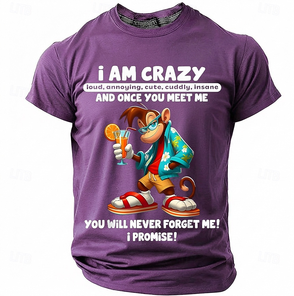 Męskie Śmieszne Podkoszulek Krótki rękaw Podkoszulek Druk 3D Półgolf Koszula Moda Designerskie Prosty Codzienny Impreza Ulica Czerwony Lato Wiosna Odzież S M L XL XXL XXXL 2026 - $18.99 –P9
