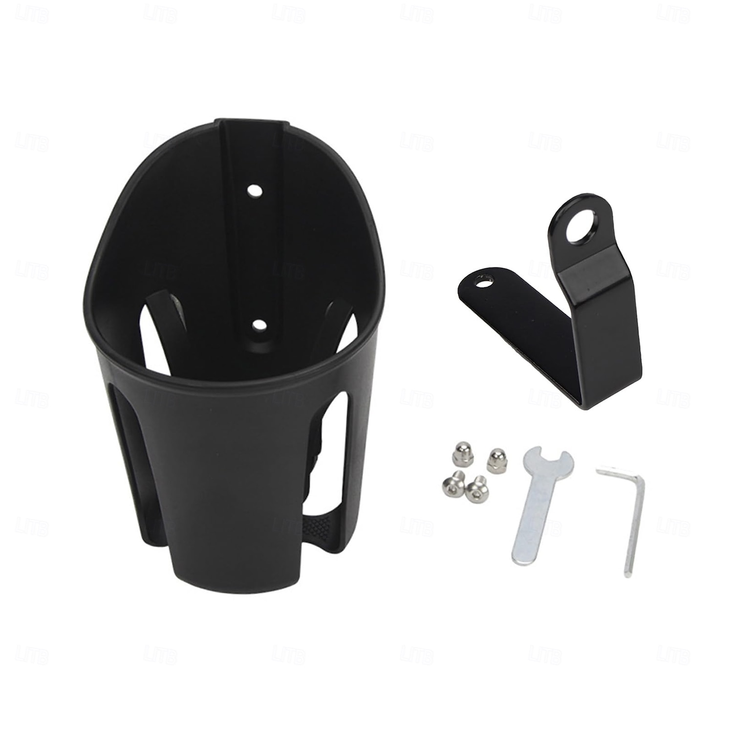 Universal Motorcycle Water Bottle Holder, Handlebar Cup Holder for Bike Scooter ATV, Sturdy Drink Cage Motorcycle Accessories, Simple Mount Design, Black 2026 - $16.99 –P6