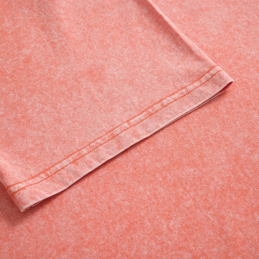 Damen T-Shirt 100% Baumwolle Vintage Gewaschene Oberteile T-Shirt Top Schlicht Vintage Mode Stylisch Kurzarm Rundhals Reguläre Oberteile Alltag Ausgehen Wochenende Blau Schwarz Lila Fuchsia Orange 2026 - $21.99 –P3