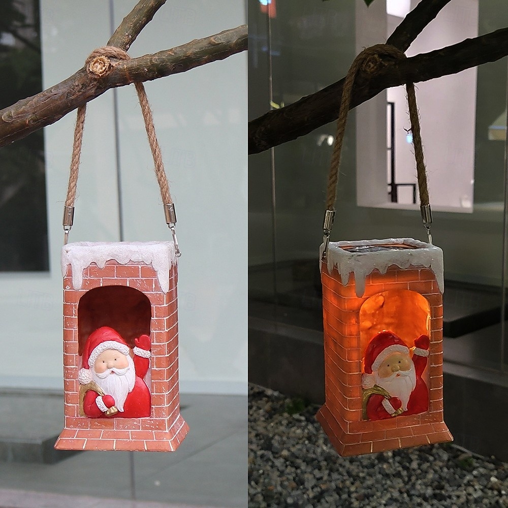 Outdoor Solar Waterproof Resin Animal Tree Stump Hanging Lanterns – Owl, Fox, Squirrel, Tree Hole, Santa Claus Decorative LED Lights for Garden, Yard, Lawn, Pathway, Patio – Ambient Landscape Lighting 2026 - $25.99 –P6