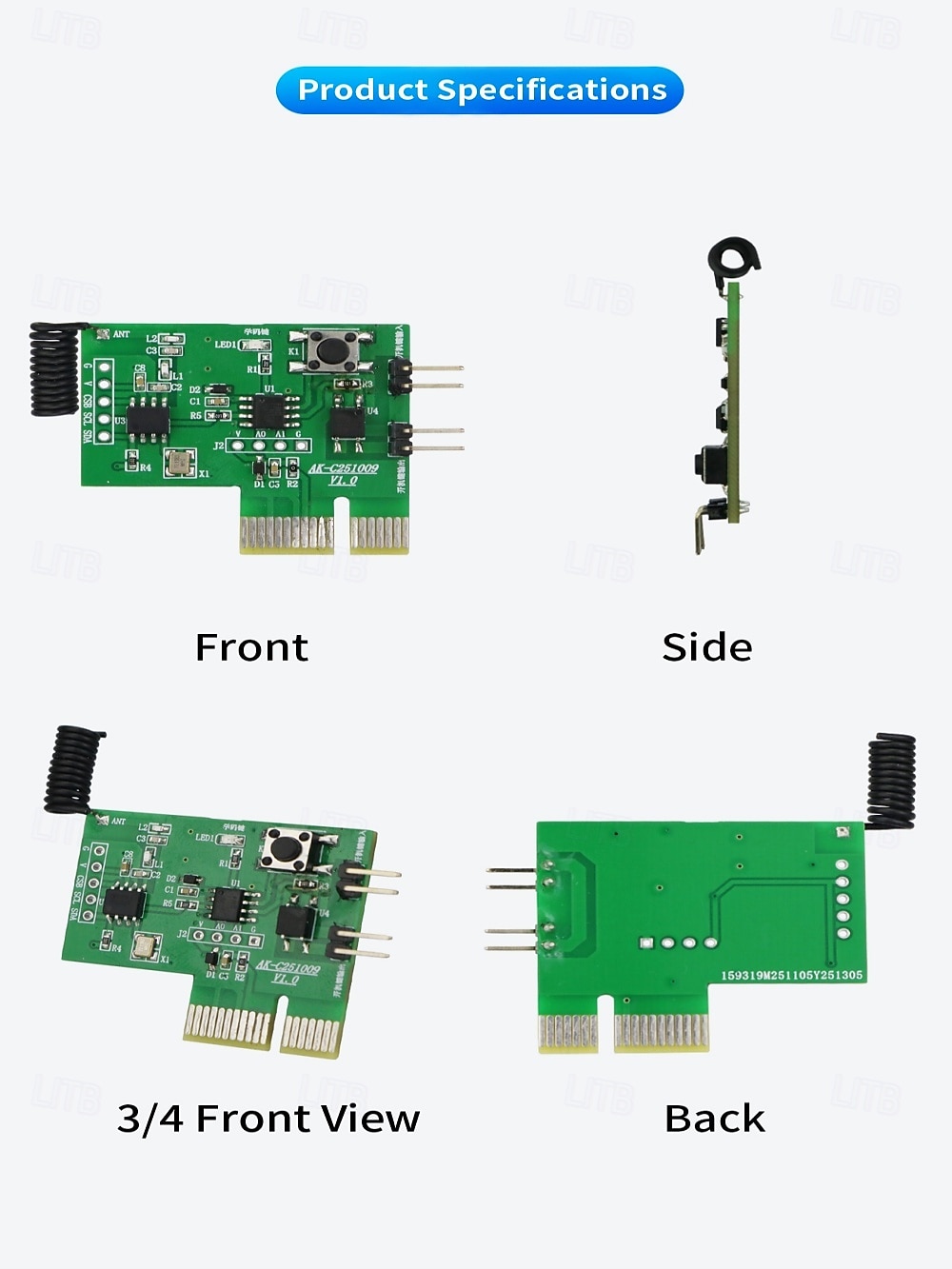 Wireless PC Remote Power Switch Card, PCIe Desktop Computer Remote Start Shutdown Control Card, Wireless Boot Power On/Off Switch for PC Case, Includes RF Remote Control Button 2026 - $22.99 –P8