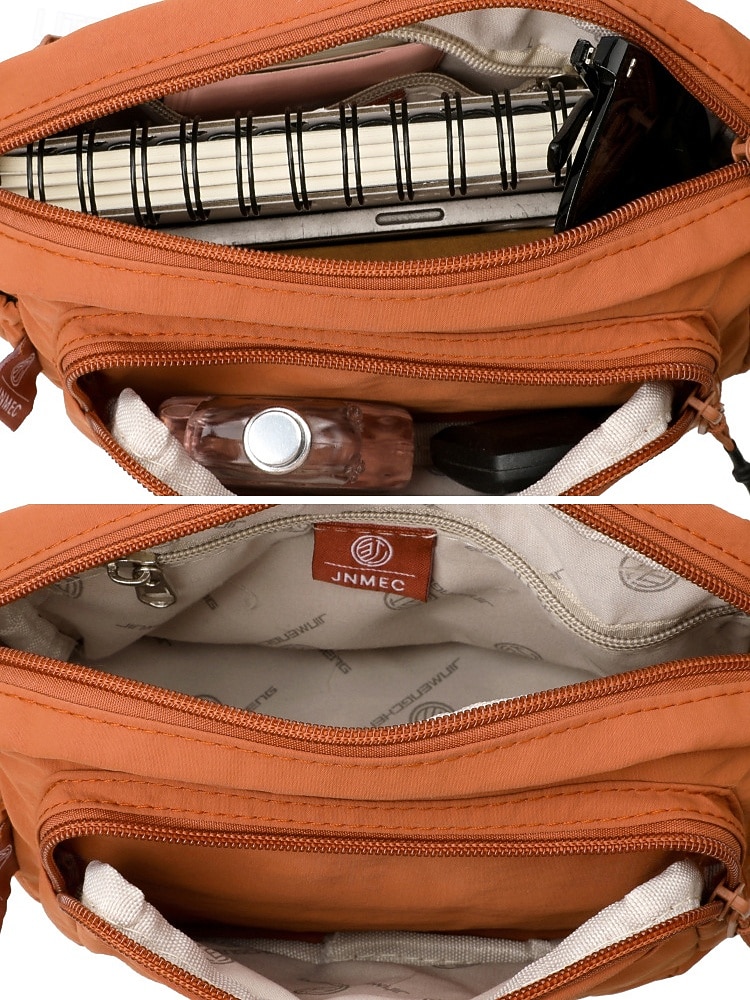 Γυναικεία αδιάβροχη τσάντα χιαστί από νάιλον, μεγάλη χωρητικότητα με πολλά διαμερίσματα, ρυθμιζόμενο ιμάντα ώμου, κομψή για υπαίθριες δραστηριότητες, διακοπές στην παραλία, πεζοπορία, καθημερινή 2026 - $14.99 –P9