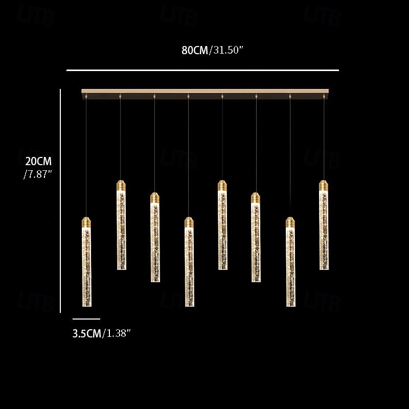 10 cm Design de Cluster Desenho Único Luzes Pingente Metal Galvanizar Moderno Estilo nórdico 85-265V de 2026 por $61.99 –P4