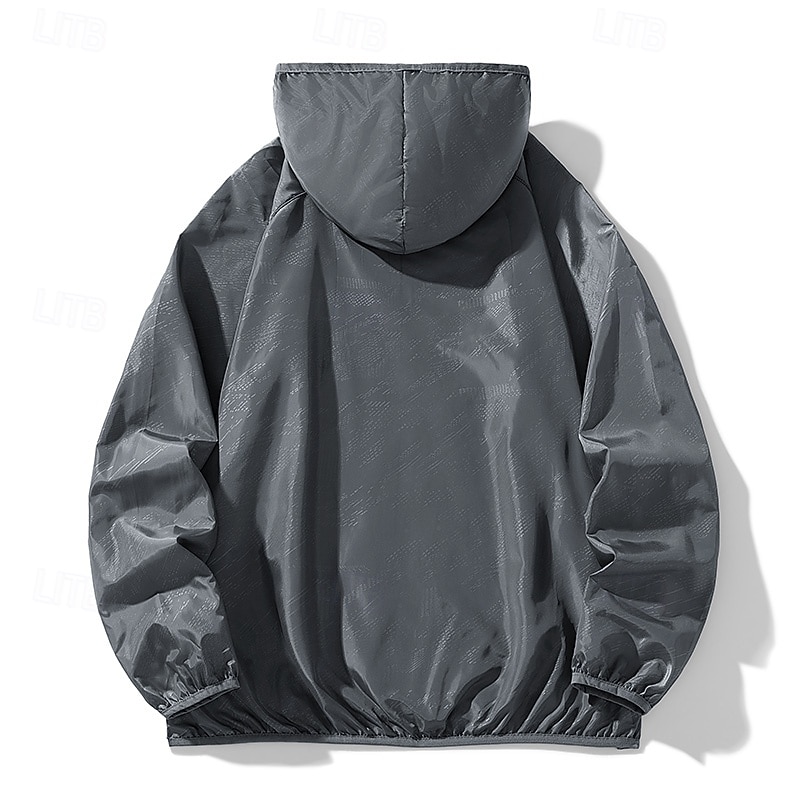 Men's Women's Unisex Hiking Jacket Hiking Windbreaker Spring & Summer Outdoor Sunscreen UPF50+ Quick Dry Lightweight Hoodie Raincoat Lightweight Jacket Blue White Gray 2026 - $18.49 –P6