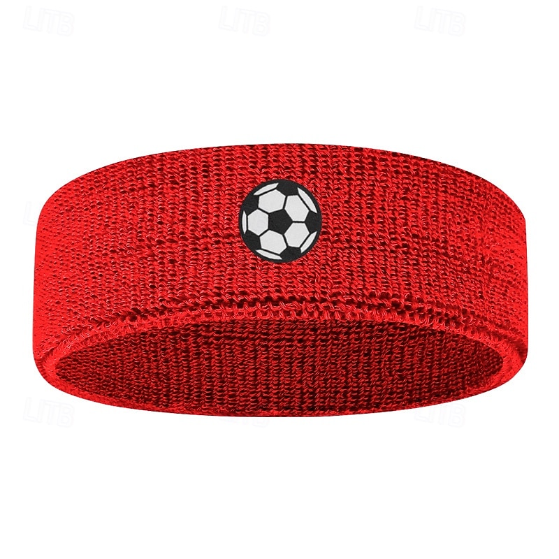 Confezione da 6 fasce antisudore da calcio per uomo, donna e bambino, fasce sportive in spugna per sport, basket, tennis, palestra, corsa, fasce elastiche traspiranti per capelli da calcio, set da 6 del 2026 a $16.99 –P6