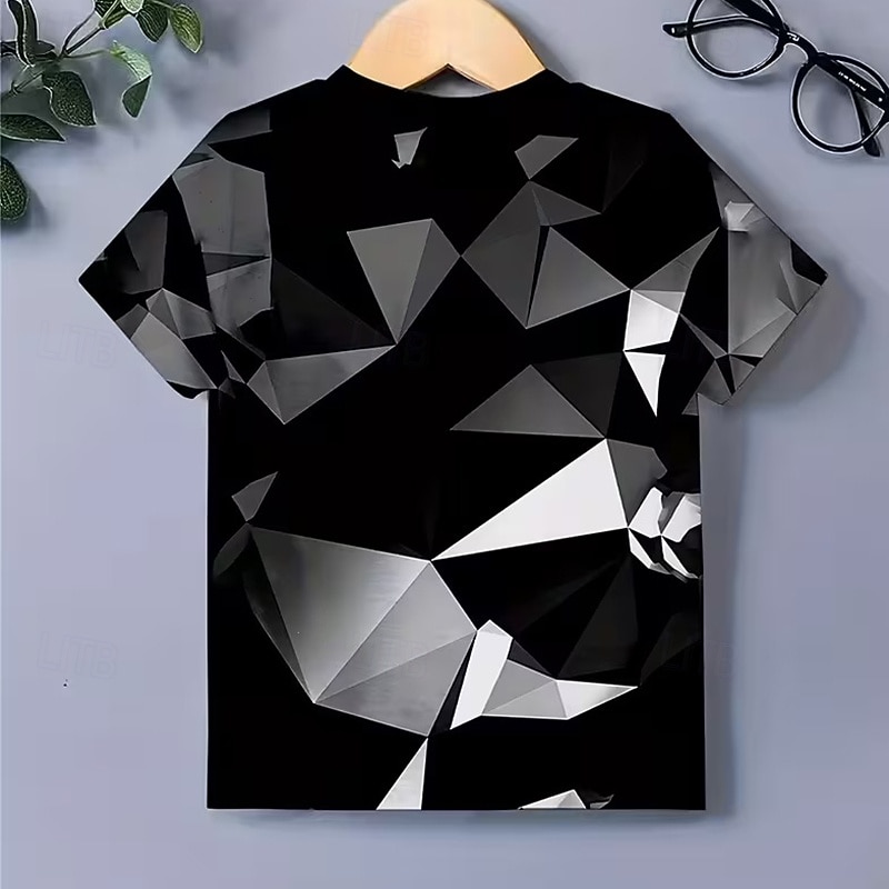 Jungen 3D Grafik Farbverläufe Lustiger Slang 67 T-Shirt Kurzarm 3D-Druck Sommer Frühling Sport Mode Streetwear Kinder 4-12 Jahre Rundhalsausschnitt Lässig Täglich Outdoor Normale Passform 2026 - $13.49 –P5
