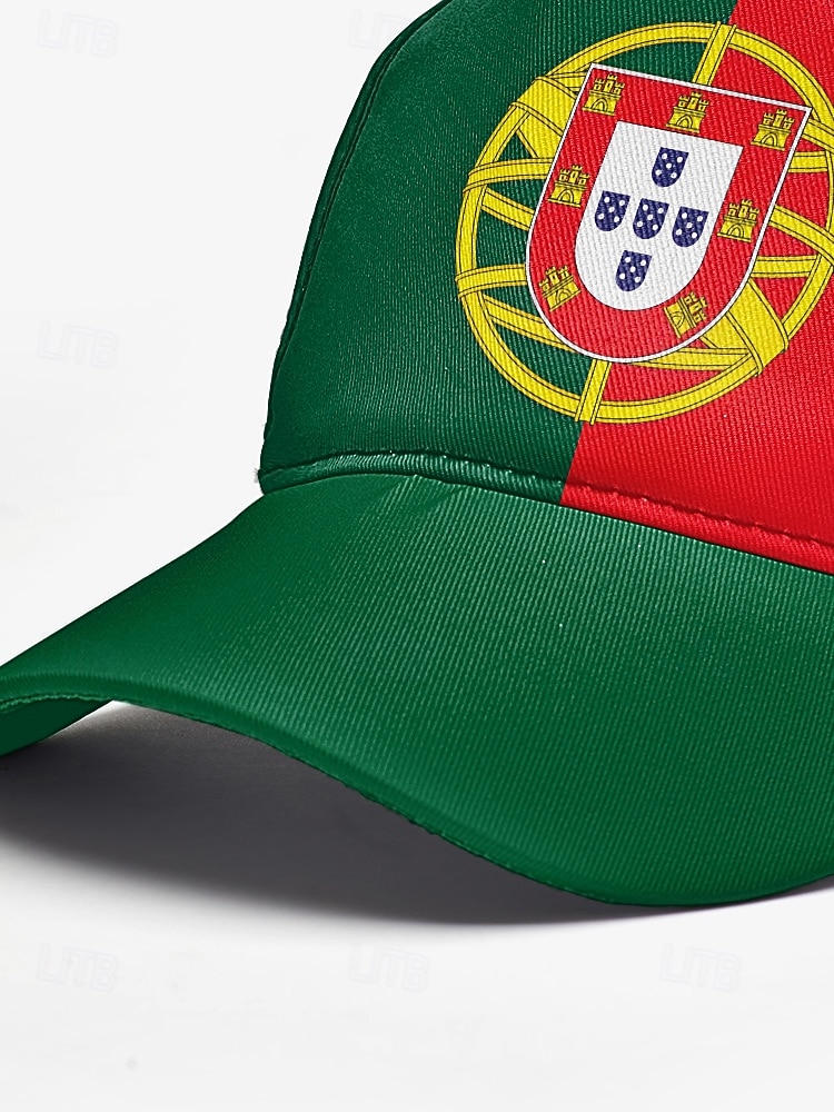 Cappellino da baseball da uomo in poliestere con i colori della bandiera portoghese, vestibilità regolabile, ideale per tifosi di calcio, eventi calcistici, abbigliamento sportivo casual e attività all'aperto di tutti i giorni. del 2026 a $14.99 –P10