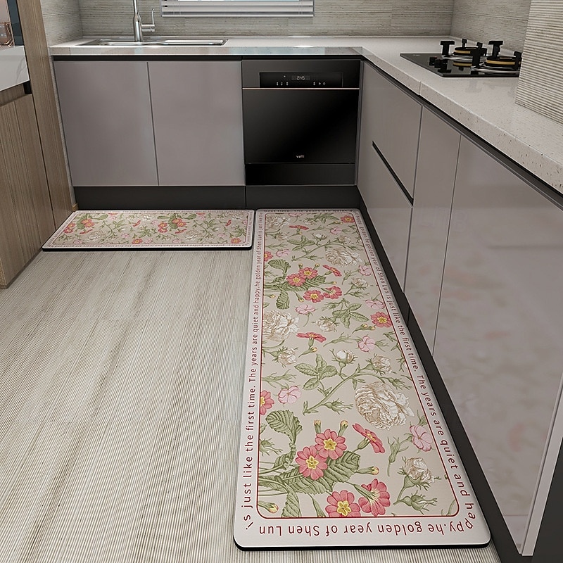 Keukenloper in Amerikaanse stijl, absorberend, oliebestendig, antislip, vuilafstotend en gemakkelijk schoon te maken, gemaakt van diatomeeënaarde. 2026 - $6.99 –P3
