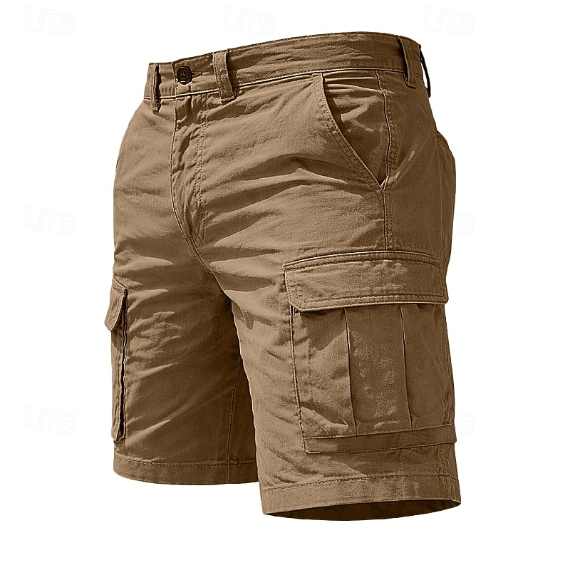 Ανδρικά Φορέματα φορτίου Σορτς φορτίου Σορτσάκια Casual σορτς Τσέπη Σκέτο Πάνω από το Γόνατο Causal ΕΞΩΤΕΡΙΚΟΥ ΧΩΡΟΥ Streetwear Μοντέρνα Κομψό στυλ street Kaki tamna Μαύρο Ανελαστικό 2026 - $29.99 –P6