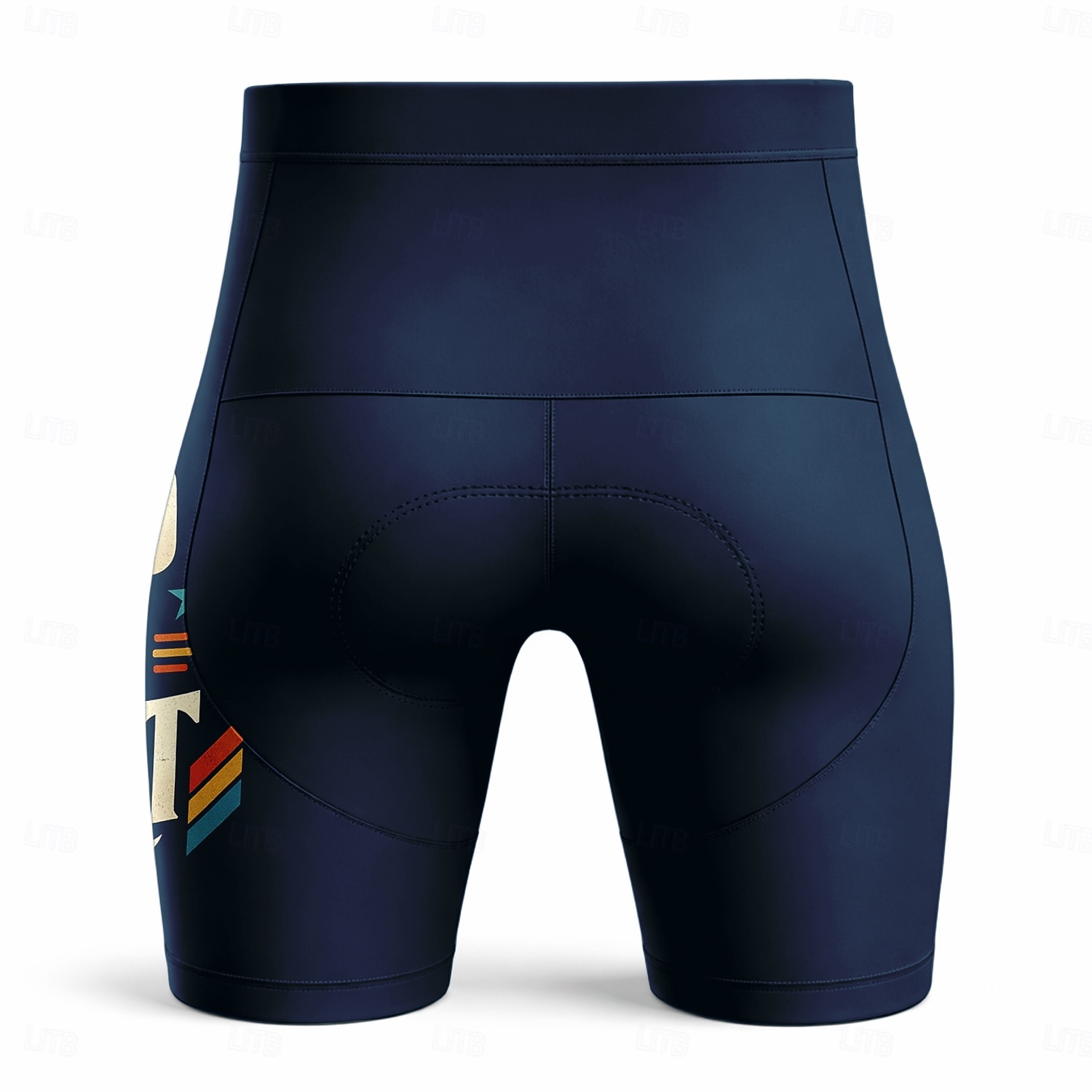 Calções de ciclismo masculinos azul-marinho com acolchoamento em gel 3D, malha respirável e secagem rápida. &Calções de ciclismo com tecnologia de absorção de suor e proteção UPF50+ para triatlo. de 2026 por $27.99 –P4