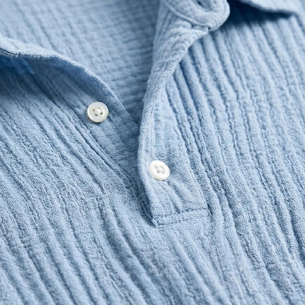 Men's Shirt Popover Shirt Summer Shirt Beach Wear Cotton Linen Shirt Button Up Shirt Solid Color Casual Vacation Blue Black Navy Blue Purple Short Sleeve Shirt Collar Summer Spring Clothing Apparel 2026 - $24.99 –P4