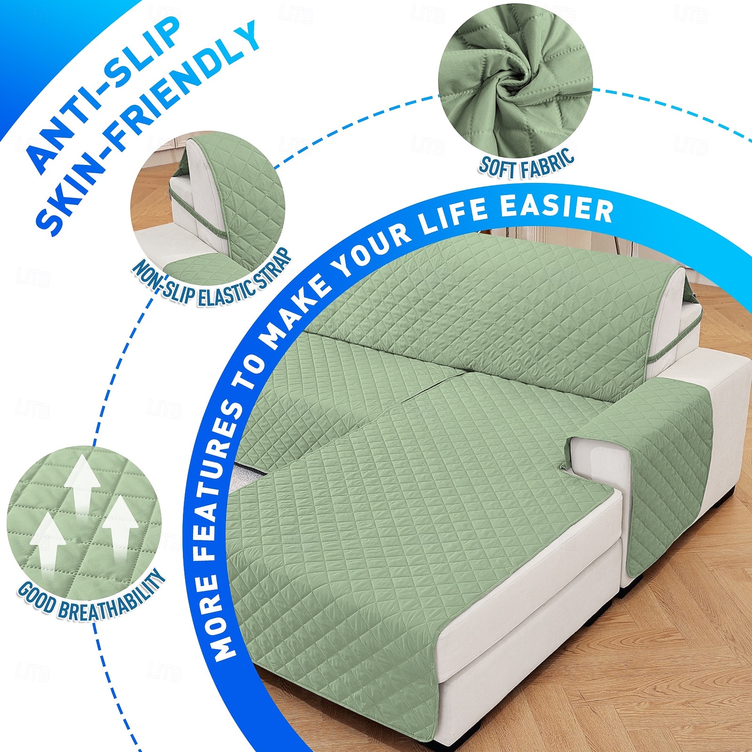 Copridivano per animali domestici, impermeabile, antiscivolo, a doppia faccia, in stile europeo, per cani e gatti. del 2026 a $75.99 –P9