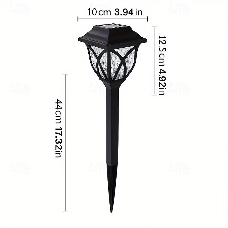 Confezione da 6 luci solari impermeabili da esterno con paletto, illuminazione decorativa a LED per giardino, cortile, prato, vialetto e aiuole: perfette per matrimoni, festività, feste, eventi del 2026 a $23.99 –P3
