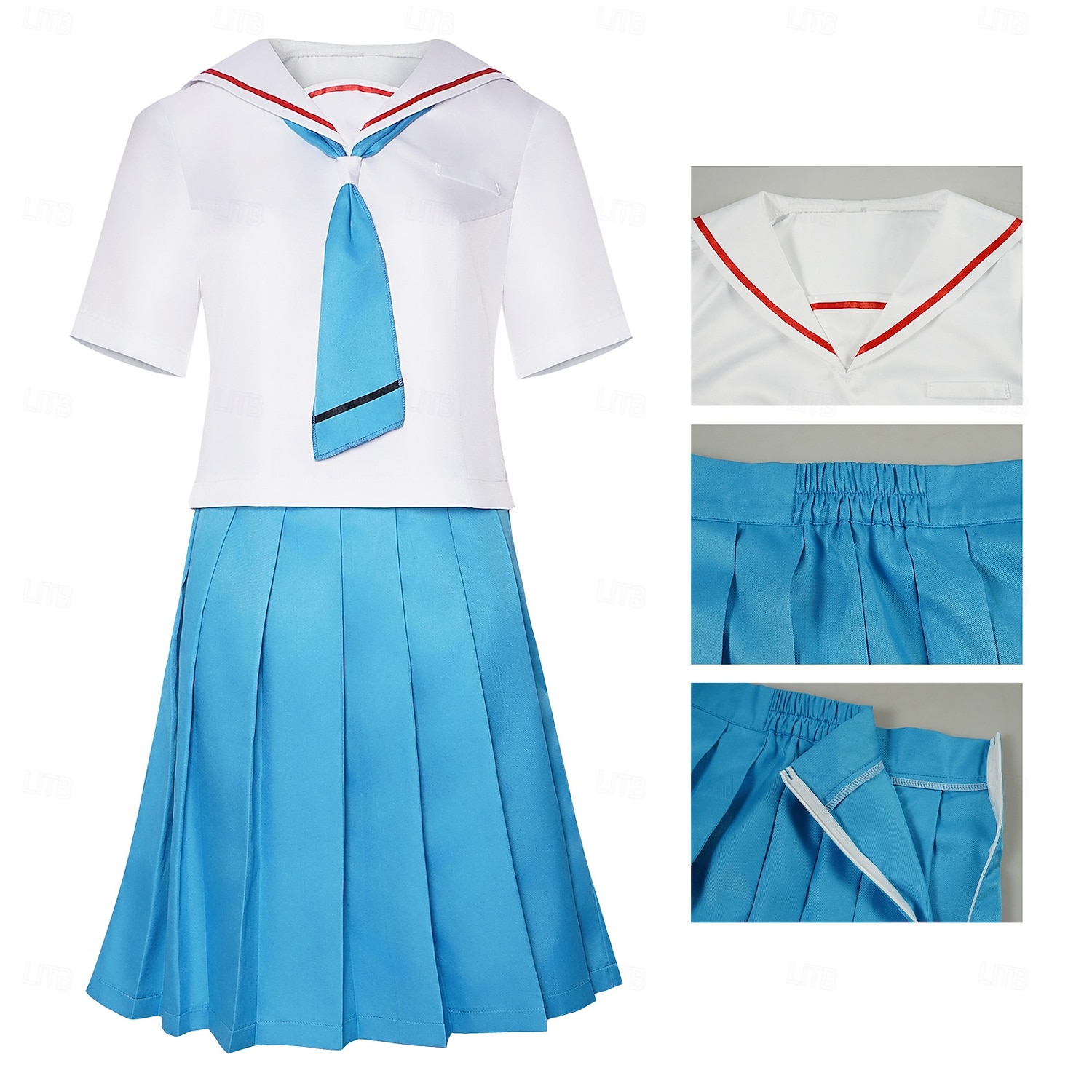 Time Travel Anime Outfits Cosplay Suits JK Masquerade Daily School Uniforms Anime Expo Costume For Women's Adults' 2026 - $59.99 –P3