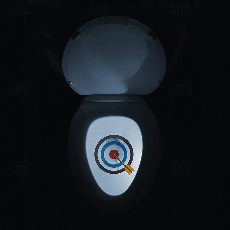 Smart LED Motion Sensor Toilet Night Light, 4 Pattern Projection Lamp, Battery Powered (AAA), Decorative Bathroom Bowl Light for Night Use 2026 - $12.99 –P2