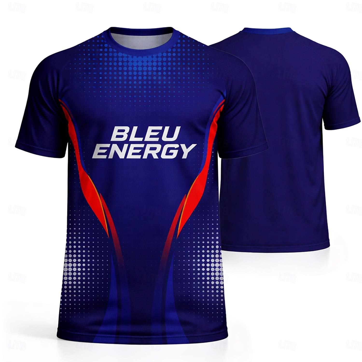 Unisex Geometrisch Frankreich Fußball-Sommer Global Match Pullover-Oberteile Trainingshemd Laufshirt Sommer Farbblock Kurzarm UPF 50 Schnelltrocknend Atmungsaktiv Leger Laufen Joggen Fitness Blau 2026 - $18.99 –P1