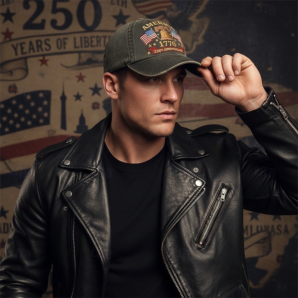 Ανδρικά Γιούνισεξ Καπέλο 250ης Επετείου των Ηνωμένων Πολιτειών Τζόκεϊ Καπέλο ηλίου Καπέλο φορτηγατζή Μαύρο Λευκό Πολυεστέρας / Πολυαμίδη Προσαρμόσιμη Πατριωτικό Διακοπές Αθλήματα 2026 - $21.99 –P6