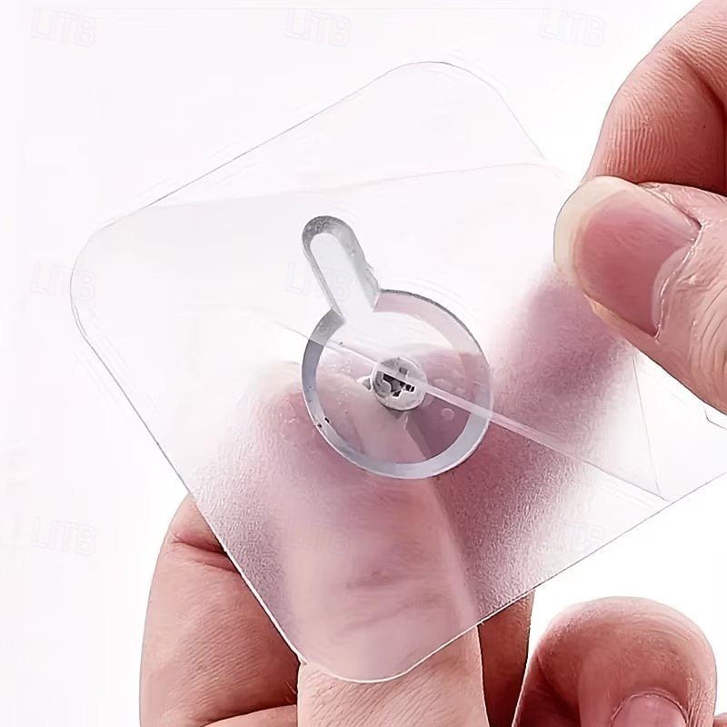 50PCS Heavy-Duty Drill-Free Wall Hooks - Damage-Free Installation, Waterproof Bathroom and Kitchen Hooks with Strong Adhesive Backing, Damage-Free Removal, Suitable for Photos, Posters, Clocks, Towels 2026 - $13.99 –P6