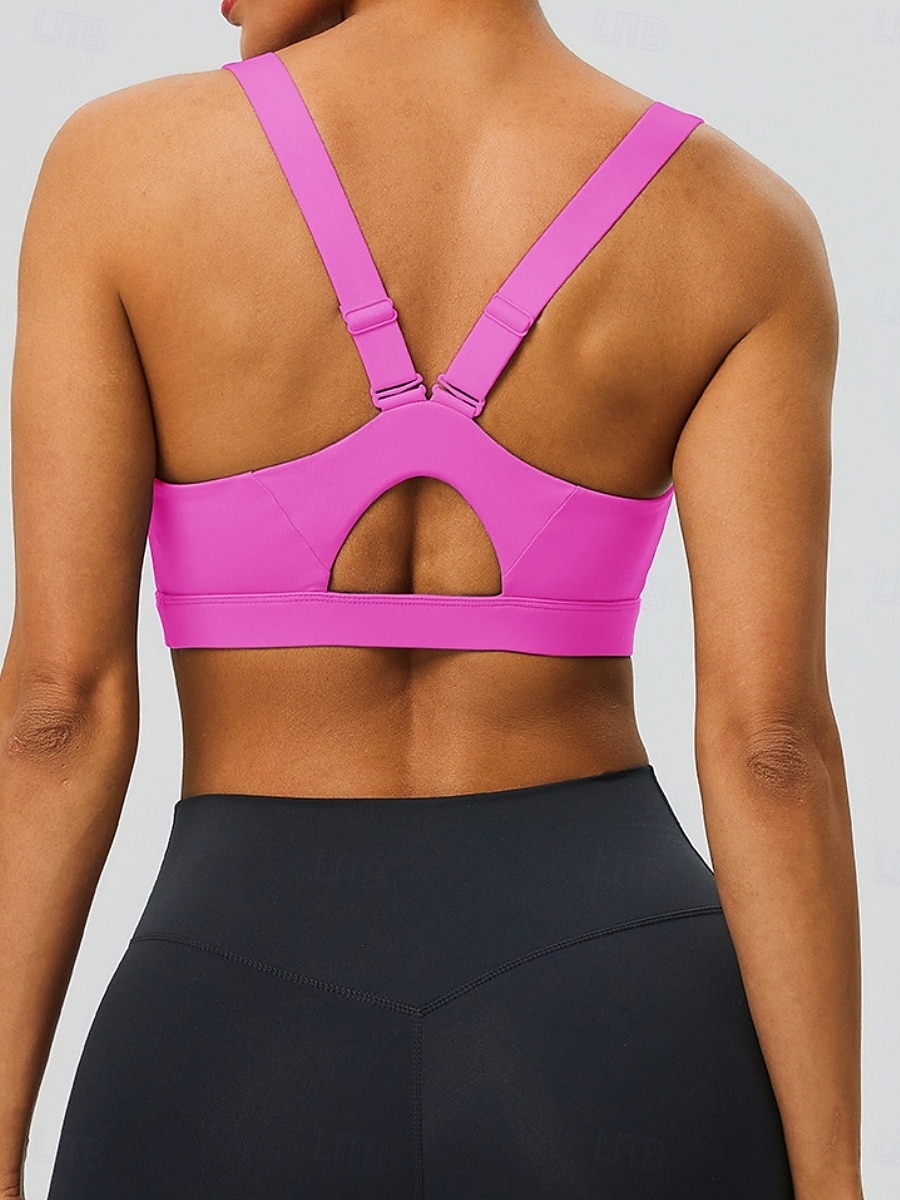 Mujer Camisetas sin mangas para hacer ejercicio Sujetadores de Deporte Cuchara Ropa Interior / Prenda Interior Absorción de impacto Tamaño Ajustable Ligero Inalámbrico Acolchado Color sólido Deporte 2026 - $21.99 –P15