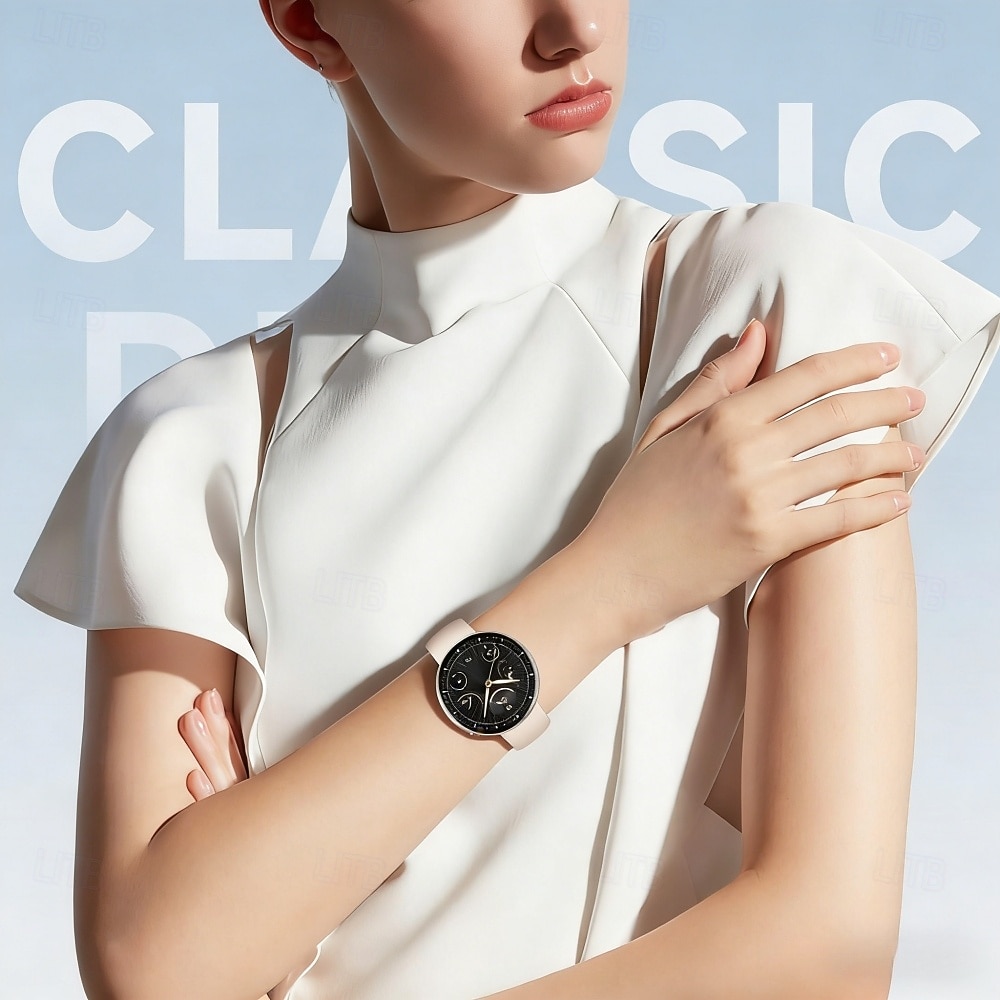 okosóra nőknek, elegáns, kerek számlapú okosóra fitneszkövetővel, alvásfigyelővel, lépésszámlálóval, IP68 vízállósággal, barkács óralap, Android, iOS, iPhone, Samsung kompatibilis 2026 - $35.99 –P4