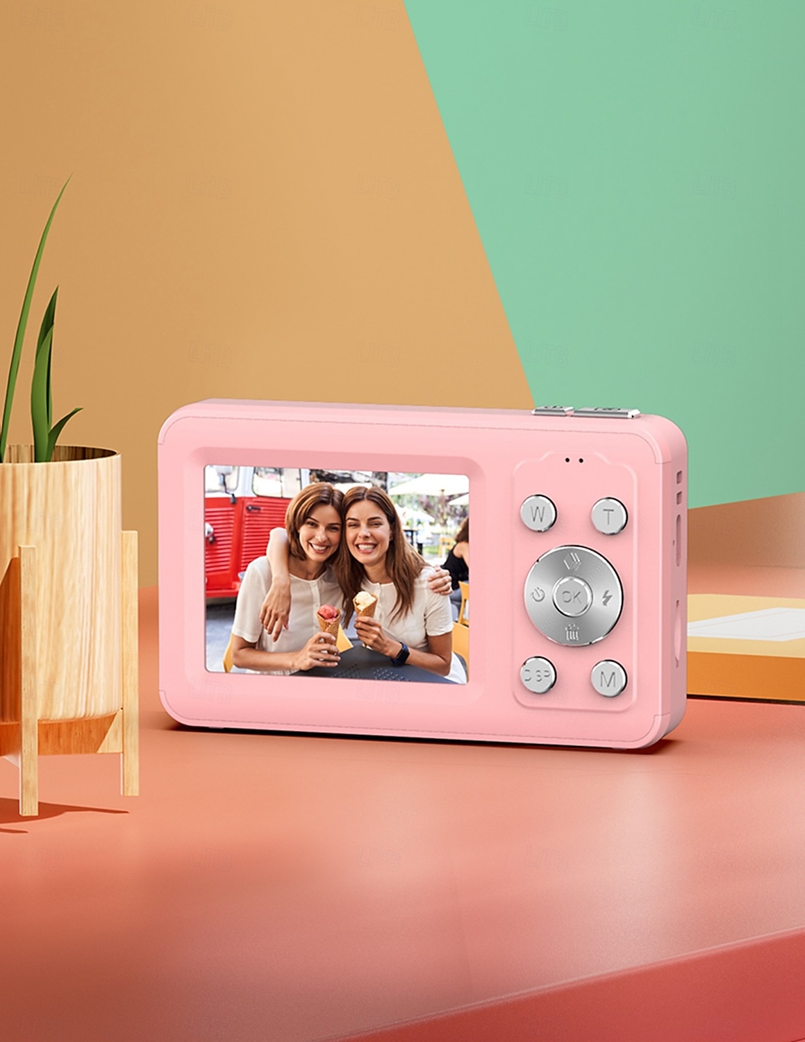 4k digitális fényképezőgép fotózáshoz, 64 megapixeles vlogoló kamera YouTube-hoz 16x zoommal, kompakt kompakt fényképezőgép gyerekeknek, tinédzsereknek, kezdőknek, diákoknak, hordozható utazókamera 2026 - $46.99 –P6