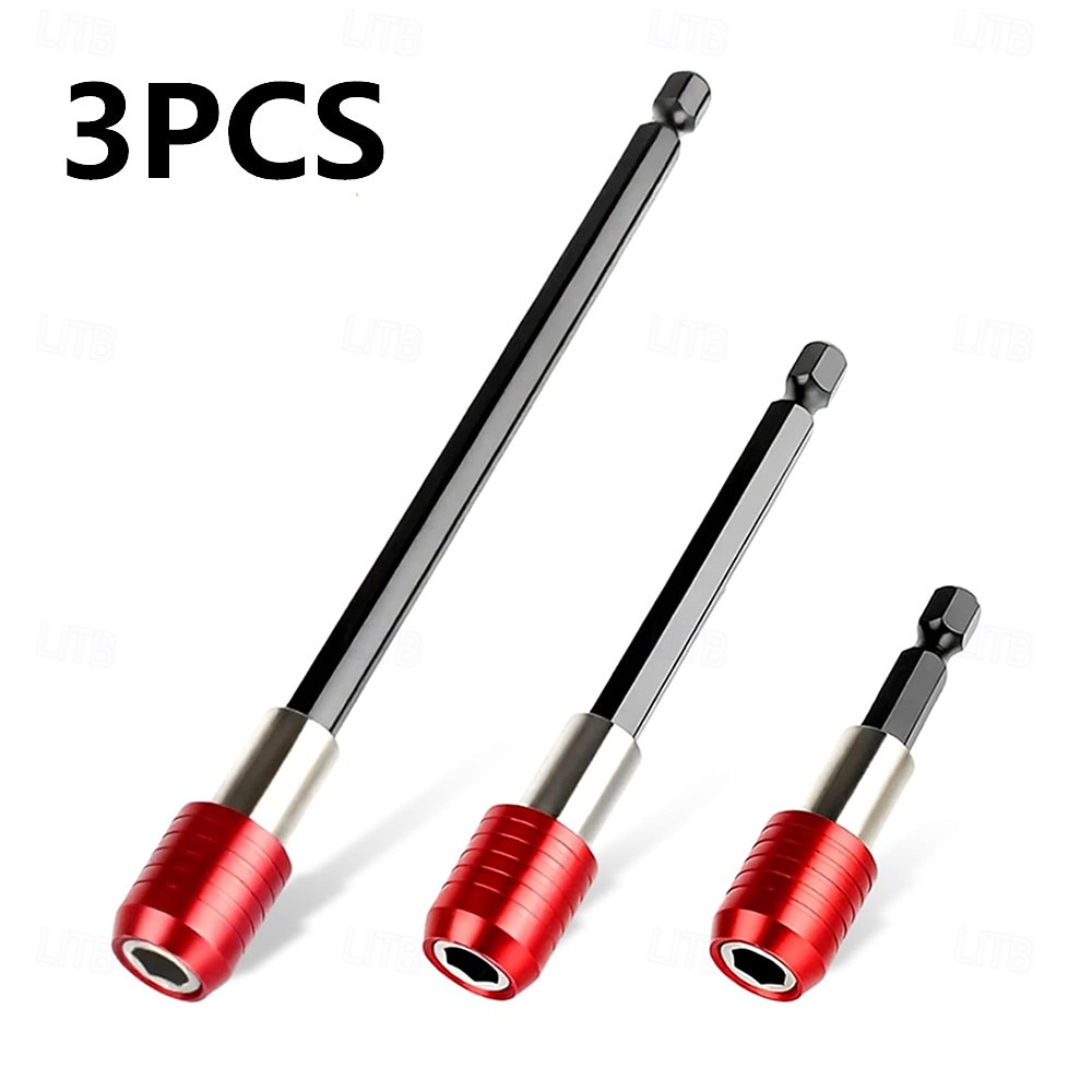 Magnetic Screwdriver Bits, 3Pcs Phillips PH2 Head with Magnetic Ring Screw Holder, 1/4 Inch Hex Shank Impact Ready Bits, Long Extension Screwdriver Bit for Drill, Woodworking and Professional Use 2026 - $14.99 –P8