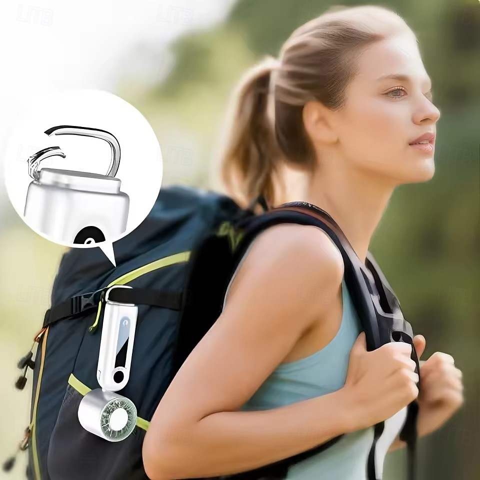 Cold Compress Handheld Fan, 100 Speeds Portable Personal Mini Fan with LED Display, Foldable USB Rechargeable Small Fan for Travel, Sports, Camping, High Velocity Personal Cooling 2026 - $38.99 –P3