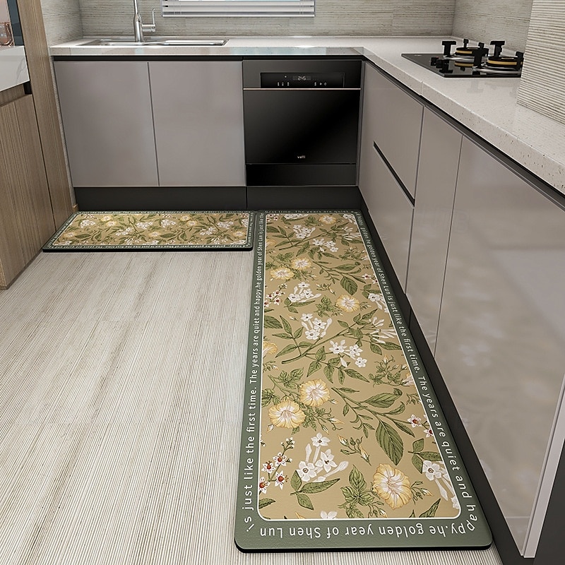 Keukenloper in Amerikaanse stijl, absorberend, oliebestendig, antislip, vuilafstotend en gemakkelijk schoon te maken, gemaakt van diatomeeënaarde. 2026 - $6.99 –P6