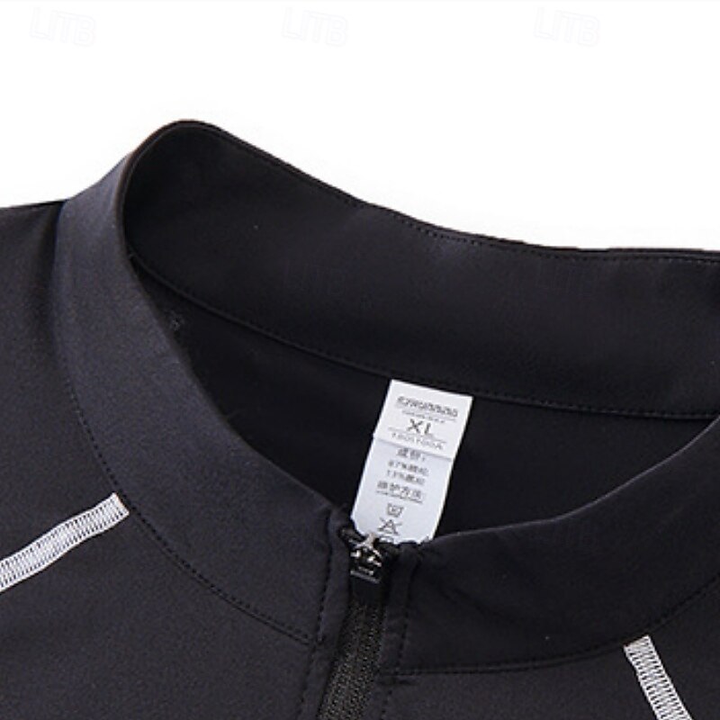 Men's Solid Colored Workout Tank Top Running Tank Top Gym Tank Top Summer Spring Quarter Zipper Sleeveless Quick Dry Compression Moisture Wicking Breathable Gym Workout Running Walking Jogging Black 2026 - $23.99 –P13