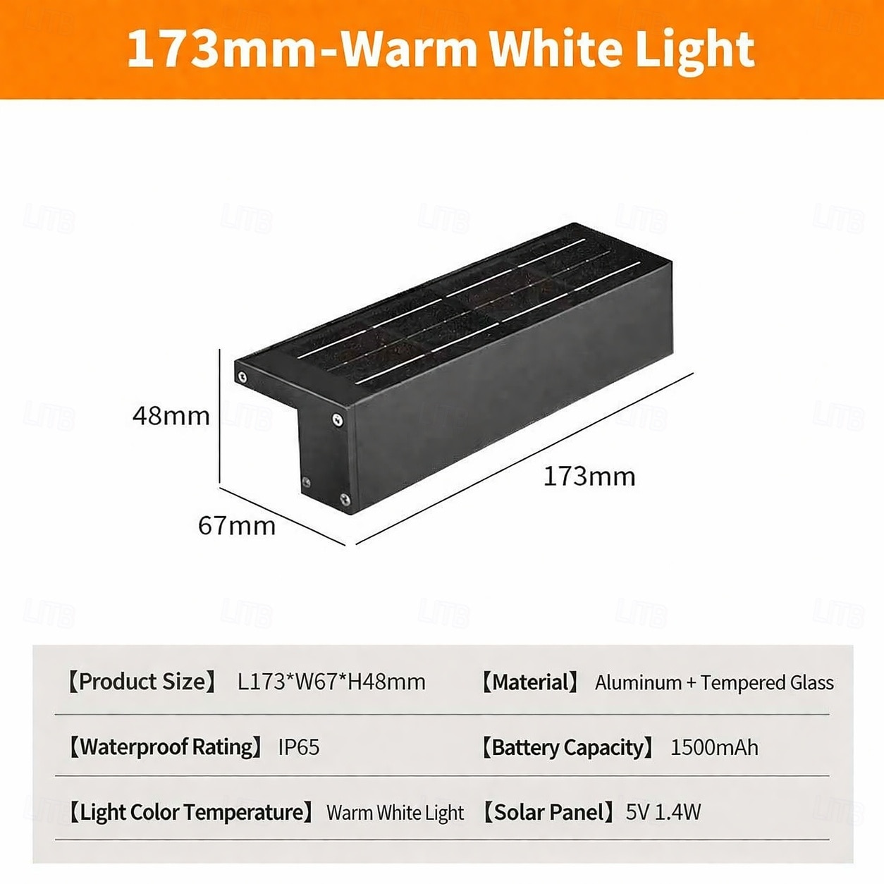 Solar Wall Lights Outdoor Waterproof, LED Wall Lighting Long IP65 Waterproof Wall Lamps for Porch Patio Front Door Entryway 2026 - E£5221.76 –P2