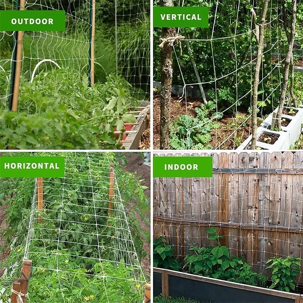 Garden Climbing Net Trellis Netting Heavy-Duty Plant Support Stand for Flowers Vegetable Vine Orchard Gardening Tools 2026 - $10.49 –P10