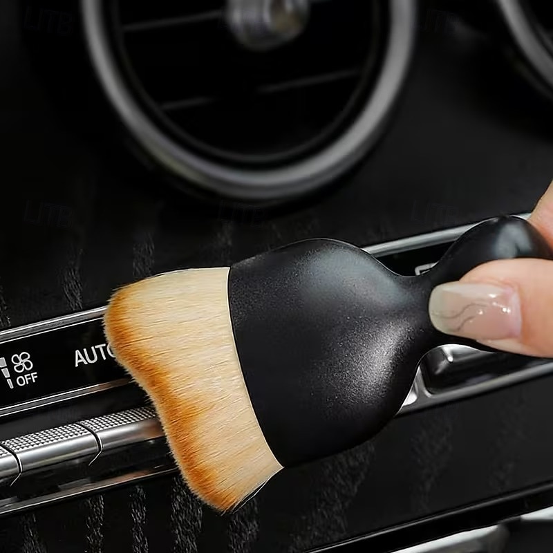 2 Sets Car Interior Detailing Brush Set, Soft Bristle Dusting Brush & Dual-Ended Air Vent Cleaner Tool, Professional Car Cleaning Kit for Dashboard, AC Outlet, Console, Gaps, Scratch-Free 2026 - $9.74 –P4