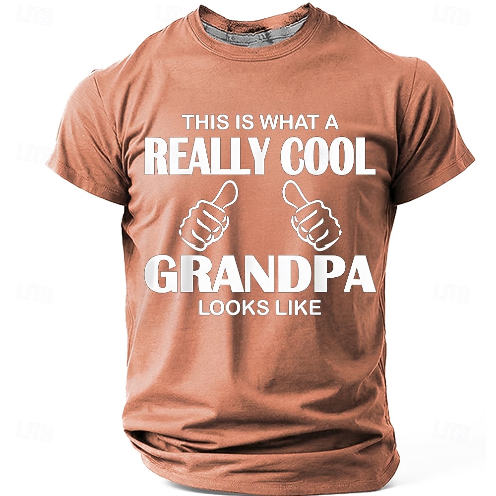 Ecco come appare un nonno davvero fantastico. Maglietta da uomo con stampa divertente e spiritosa, maniche corte, girocollo, casual, regalo, abbigliamento firmato, taglie S, M, L, XL, XXL. del 2026 a $9.99 –P6