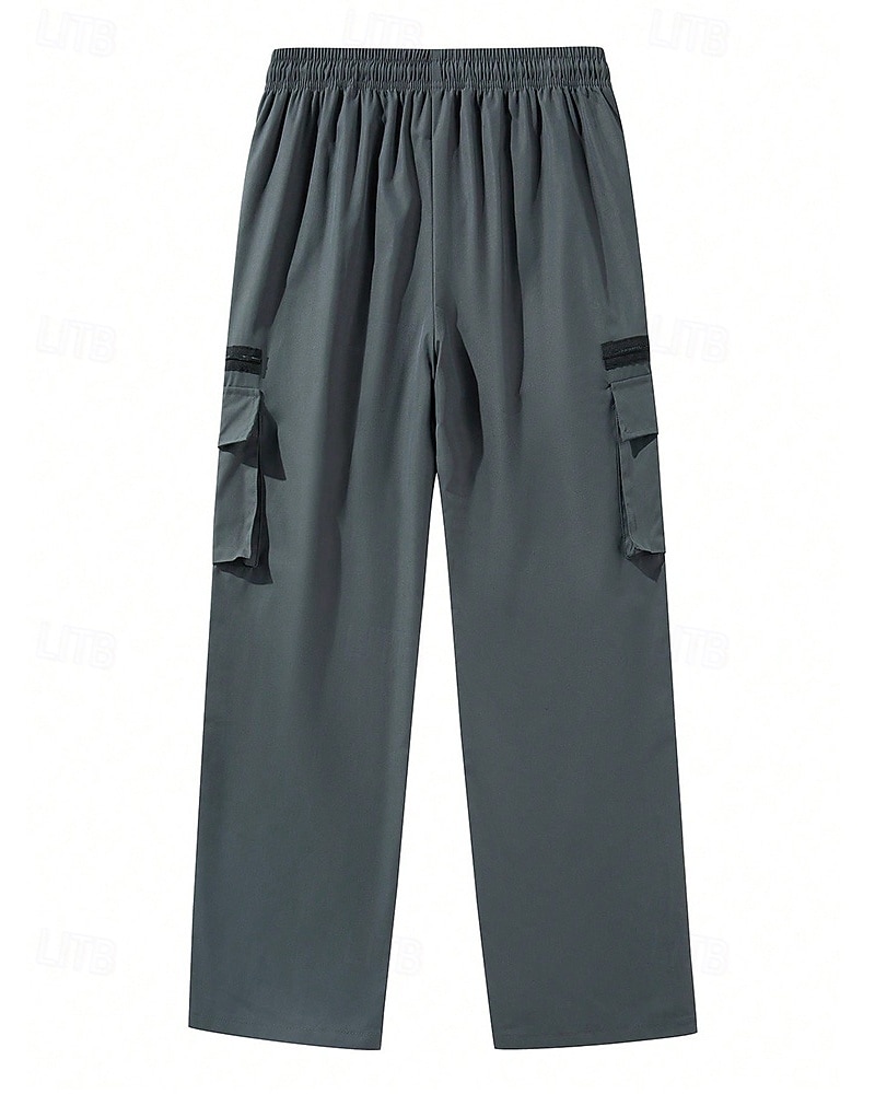 Men's Outdoor Pants Cargo Pants Hiking Pants Trousers Summer Spring Autumn / Fall Outdoor Tailored Fit Waterproof Quick Dry Breathable Pants / Trousers Drawstring Pocket Elastic Waist Black Army Green 2026 - $24.99 –P7