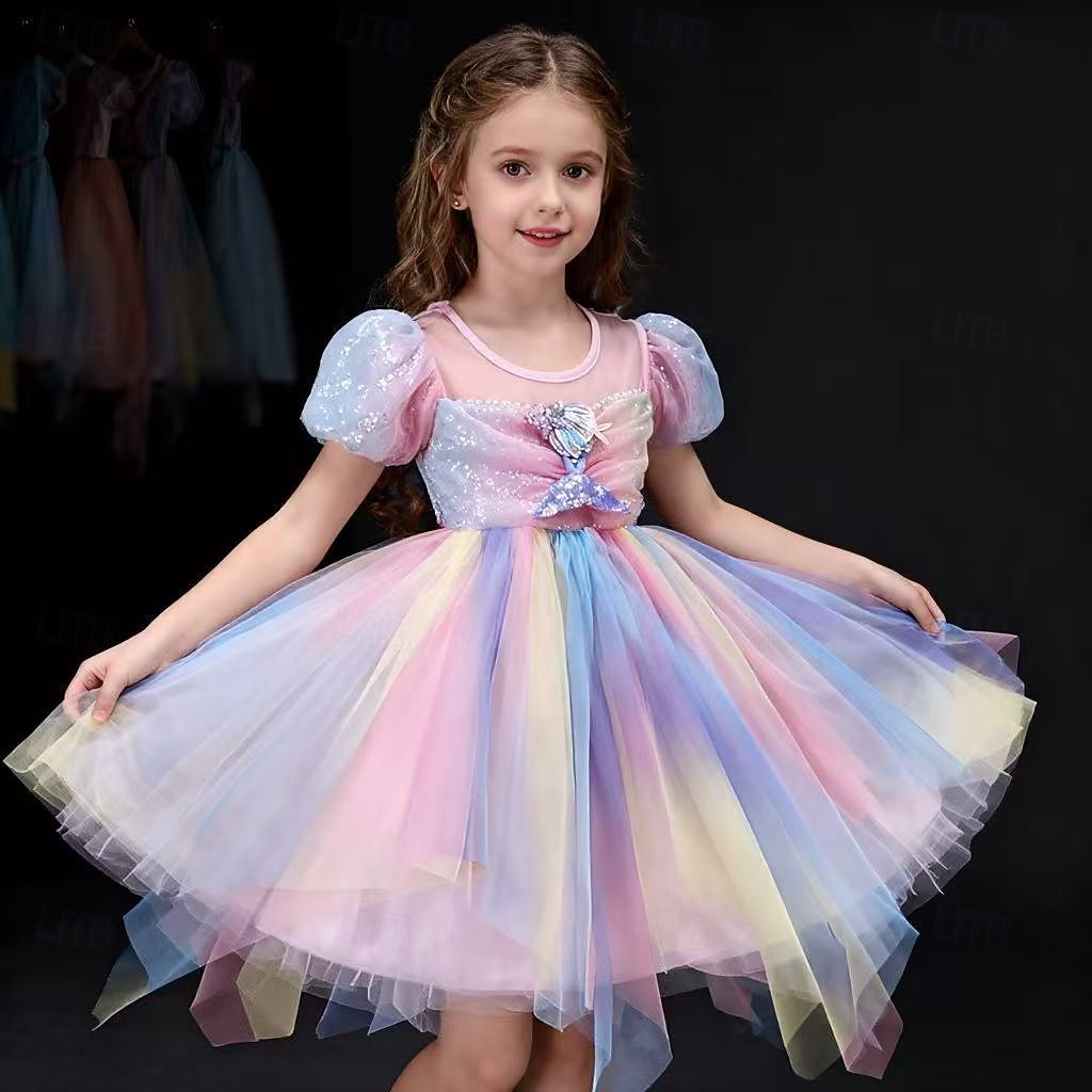 Princess Dress Cosplay Costume Outfits Movie Fashion Cute Tutus for Girls' Kid's Masquerade Daily Holiday Comic Con 2026 - $34.99 –P8
