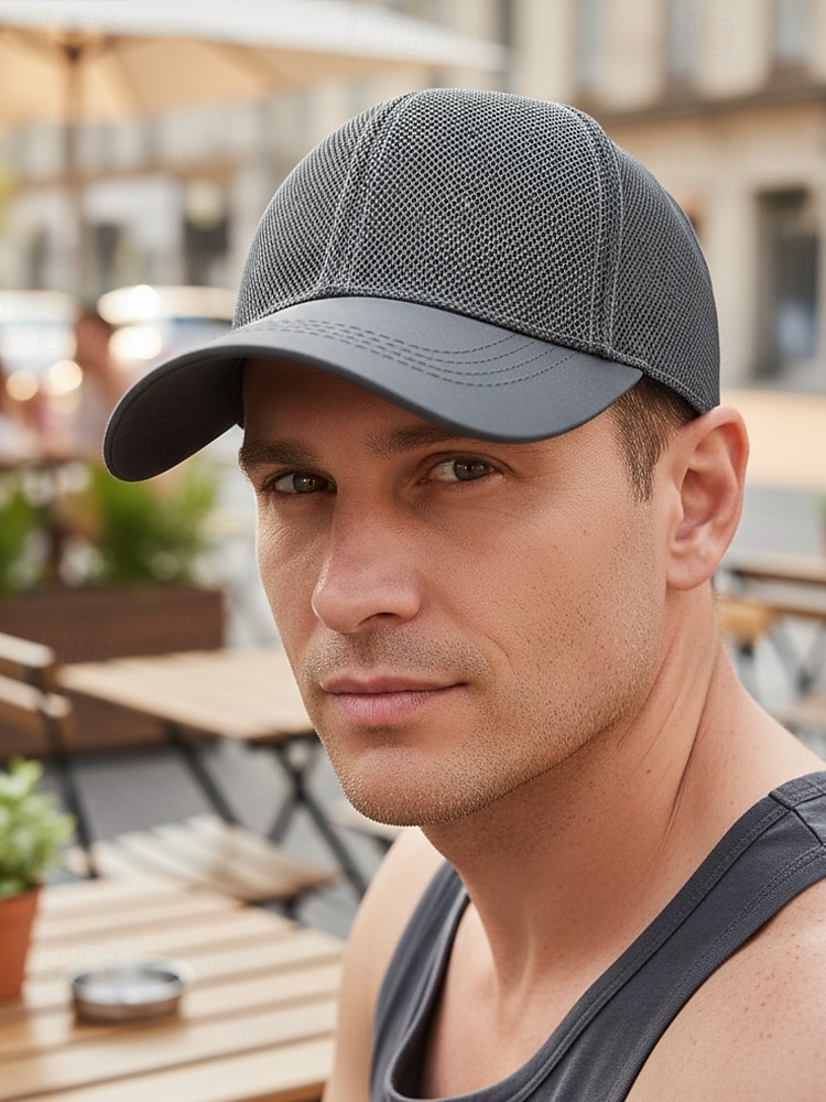 Casquette de baseball pour homme en polyester respirant, style trucker multicolore ajustable, idéale pour les vacances à la plage, les tenues décontractées, la course à pied, la randonnée et les sports de plein air. de 2026 ? $9.99 –P4