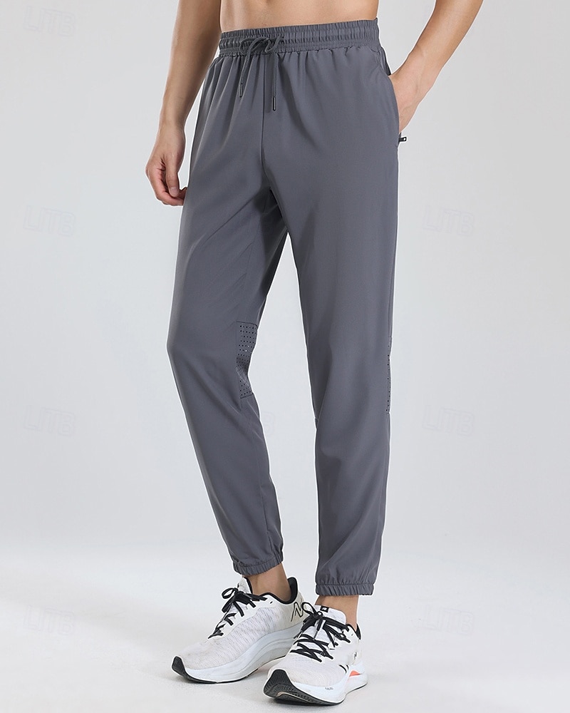 Men's Outdoor Pants Cargo Pants Hiking Pants Trousers Summer Spring Autumn / Fall Outdoor Tailored Fit Waterproof Quick Dry Breathable Pants / Trousers Drawstring Pocket Elastic Waist Grey Hunting 2026 - $20.99 –P1