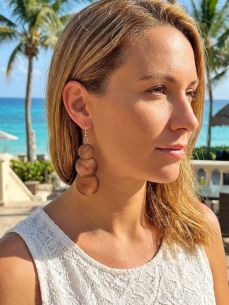Boucles d'oreilles pendantes bohèmes en bois pour femmes, boucles d'oreilles géométriques vintage aux styles variés, parfaites pour les vacances à la plage, les séjours estivaux et le quotidien. de 2026 ? $7.99 –P2