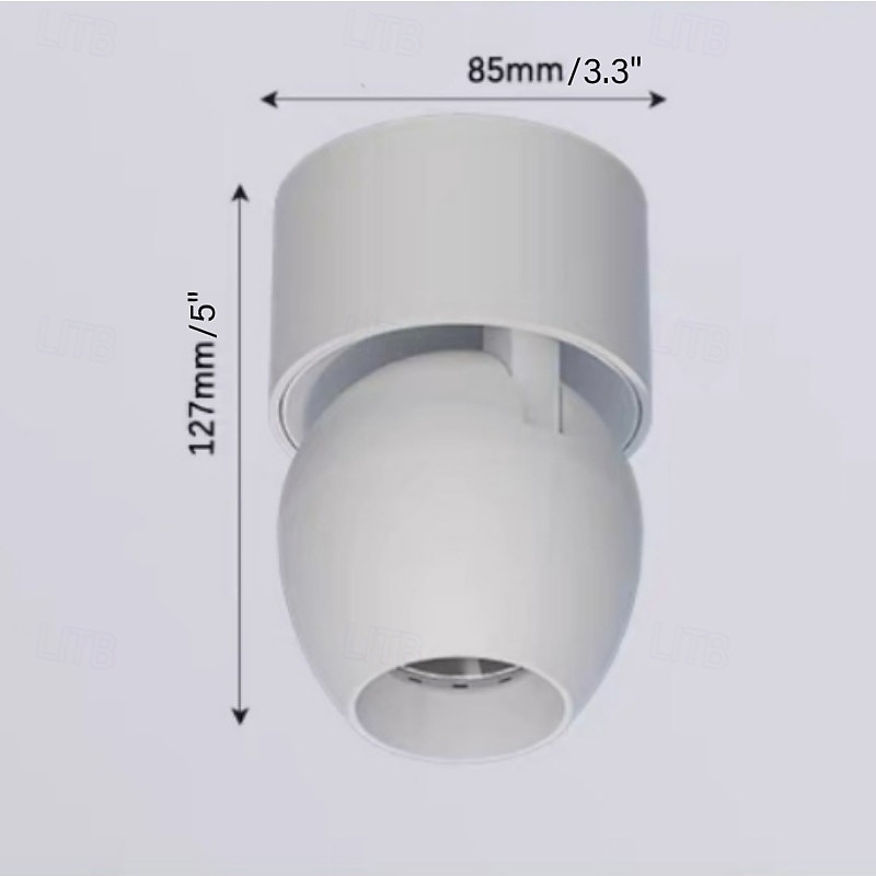 led 1 πακέτο προβολέων από ύφασμα με διακόπτη dimmer, ρυθμιζόμενο, όλα τα λευκά σκίαστρα, ελεγχόμενα μέσω εφαρμογής 2026 - $97.99 –P6