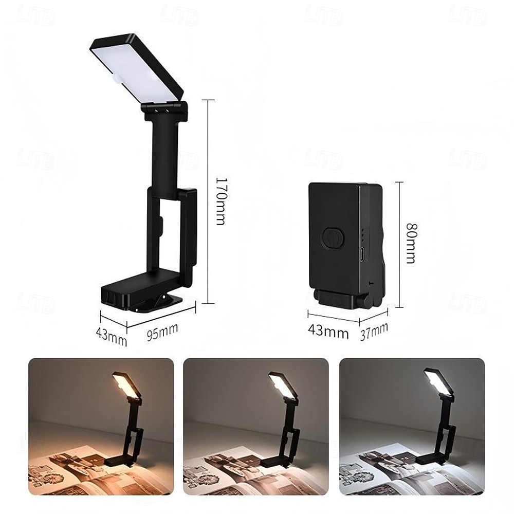 1 db 2 db hordozható összecsukható lámpa USB töltéssel, összecsukható LED asztali lámpa, energiatakarékos, újratölthető LED olvasólámpa 2026 - $17.49 –P1