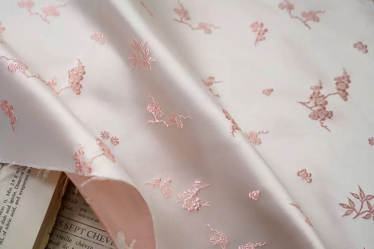 Meerjungfrauenschnitt Bodenlange Schleppe Abendkleid Elegant Blumen seidig Ärmellos Ein-Schulter Abendgesellschaft Gartenparty Satin Jacquard mit Gerafft 2026 - $205.89 –P5