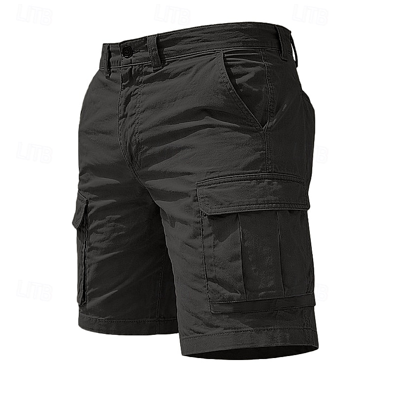 Ανδρικά Φορέματα φορτίου Σορτς φορτίου Σορτσάκια Casual σορτς Τσέπη Σκέτο Πάνω από το Γόνατο Causal ΕΞΩΤΕΡΙΚΟΥ ΧΩΡΟΥ Streetwear Μοντέρνα Κομψό στυλ street Kaki tamna Μαύρο Ανελαστικό 2026 - $29.99 –P5