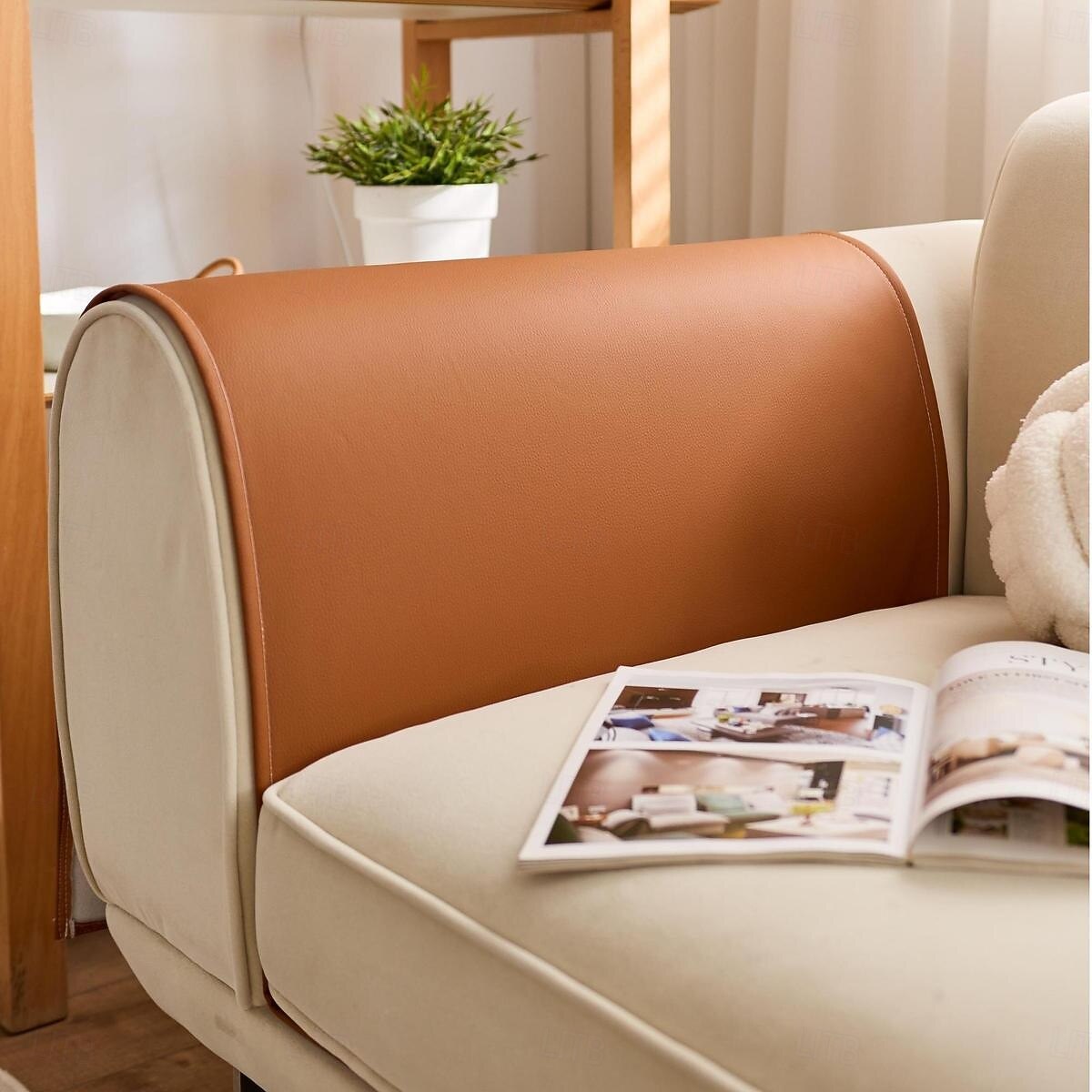 غطاء مسند ذراع أريكة مقاوم للماء مع جيوب تخزين، واقي أريكة مانع للانزلاق لغرفة المعيشة، غطاء جانبي عصري لحماية مساند أذرع الأثاث، مناسب للحيوانات الأليفة، سهل التنظيف 2026 - $22.99 –P12