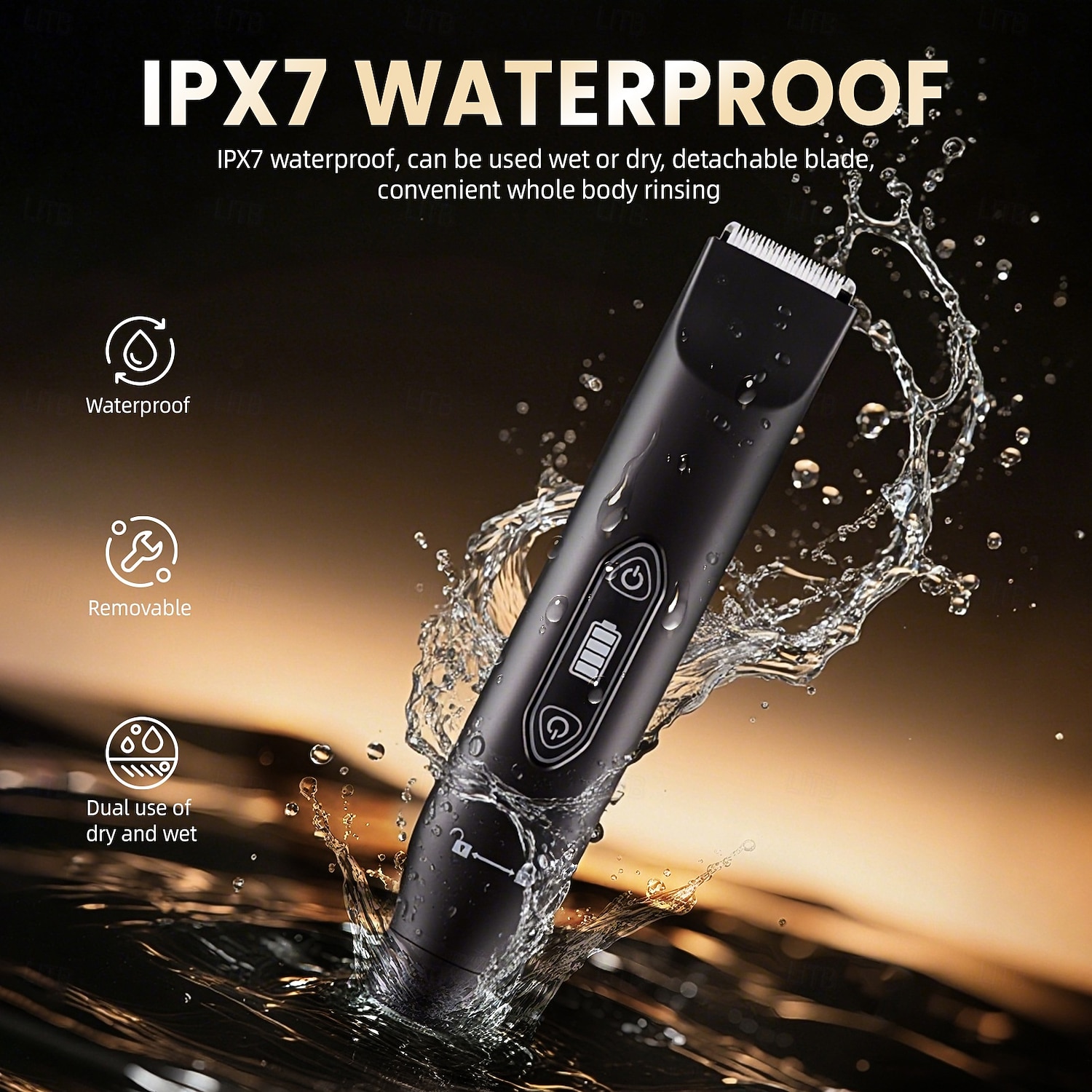 2026年 3 in 1 メンズ電気シェーバー、ひげ用プロ仕様グルーミングキット &鼻毛トリマー、USB充電式シェービングマシン（LEDディスプレイ付き）、コードレスポータブル顔脱毛ツール、彼氏彼女への理想的なギフト  コレクション – $46.99 –P8