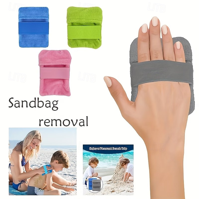 Sand Removing Tools 4Pcs Summer Beach Sand Removal Tools, Vacation Beach Sand Bags, Outdoor ...