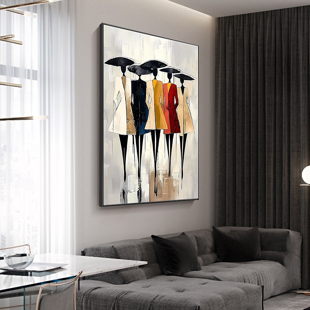 Mintura Handmade Figure Oil Paintings On Canvas Wall Art Decoration Modern Abstract Pictures For Home Hotel Decor Rolled Frameless Unstretched Painting 2026 - $69.99 –P4