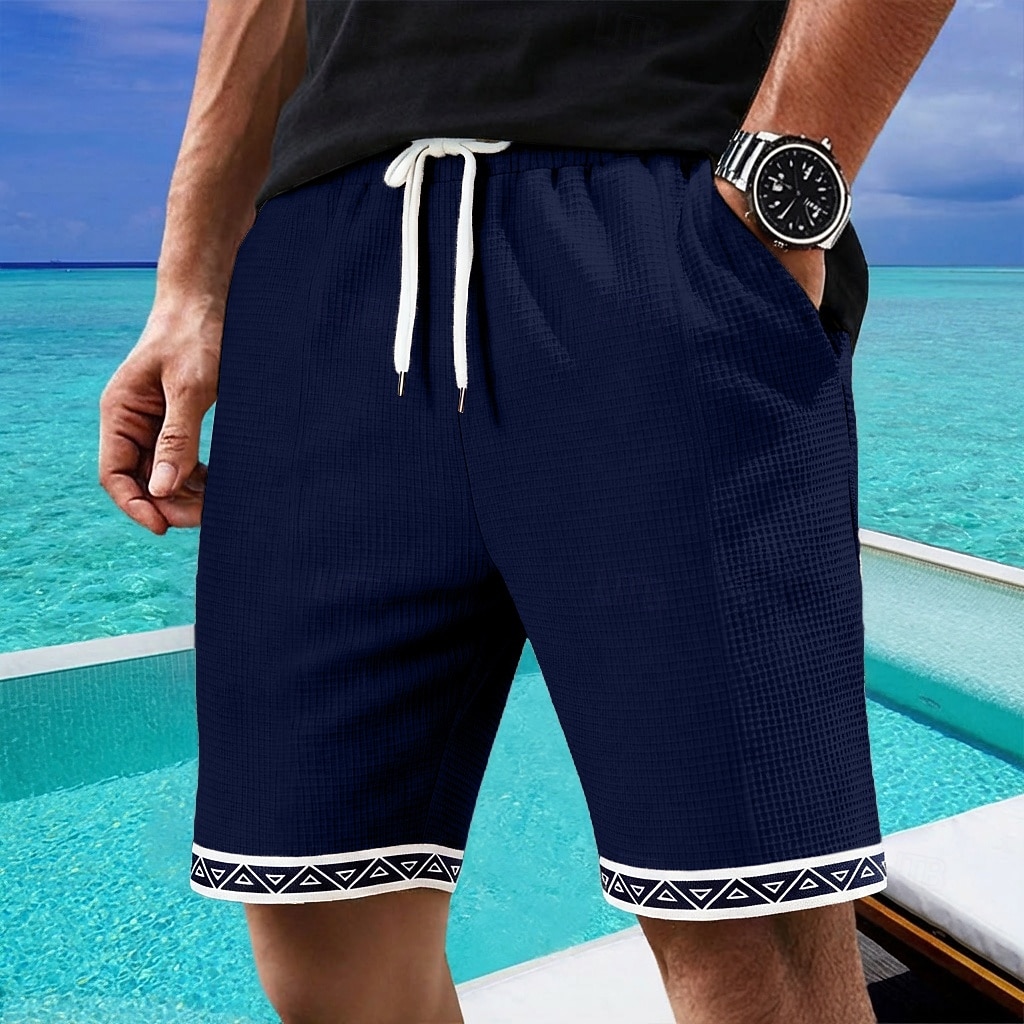 Per uomo Pantaloncini Waffle Shorts Pantaloncini Estivi Shorts da Spiaggia Pantaloncini casual Tasca Elastico in vita Semplice Testurizzato Comodità Traspirante Corto Casuale All'aperto Spiaggia del 2026 a $22.99 –P6