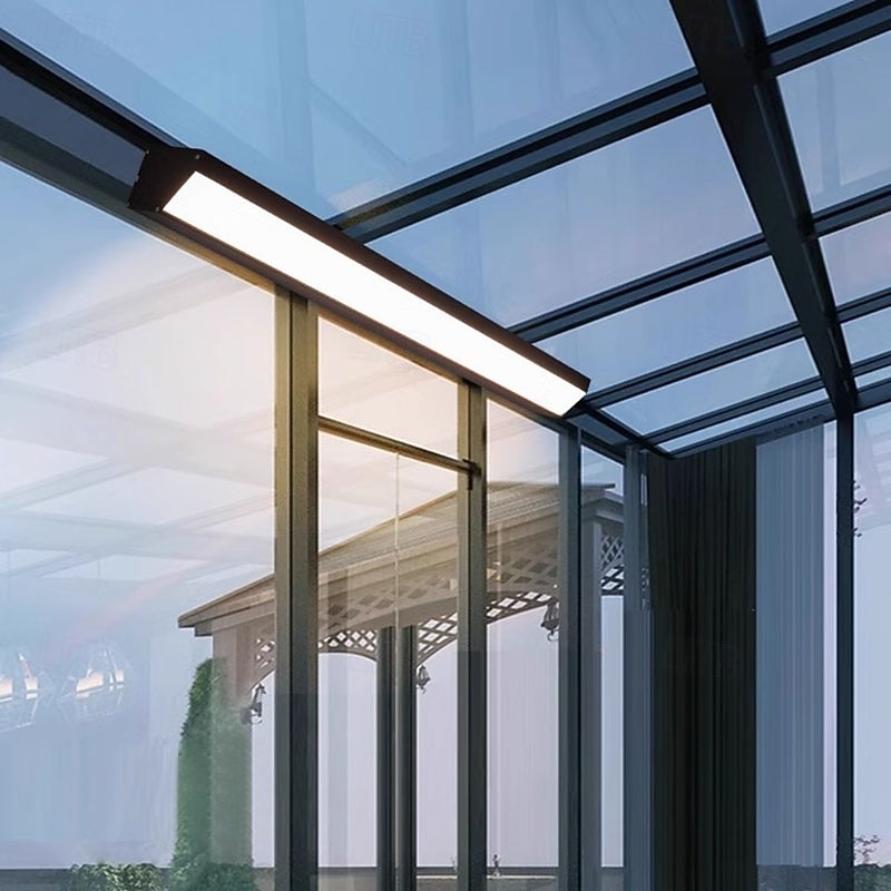 LED Outdoor Indoor Wall Light Black Modern Long Outside Sconce Acrylic Exterior Lamp Aluminium Waterproof IP67 Inside Porch Patio Living Room Door Garage Villa 2026 - $174.99 –P5