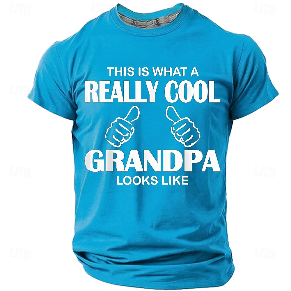 Ecco come appare un nonno davvero fantastico. Maglietta da uomo con stampa divertente e spiritosa, maniche corte, girocollo, casual, regalo, abbigliamento firmato, taglie S, M, L, XL, XXL. del 2026 a $9.99 –P5
