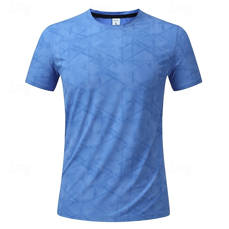 Ανδρικά Μονόχρωμο Tricou de Alergat Μπλούζα συμπίεσης Καλοκαίρι Άνοιξη Κοντομάνικο Γρήγορο Στέγνωμα Ελαφρύ Ύγρανση Γυμναστήριο προπόνηση Ενεργή εκπαίδευση Τρέξιμο Ασκηση Θαλασσί Μαύρο Ανοικτό Γκρίζο 2026 - $20.99 –P5